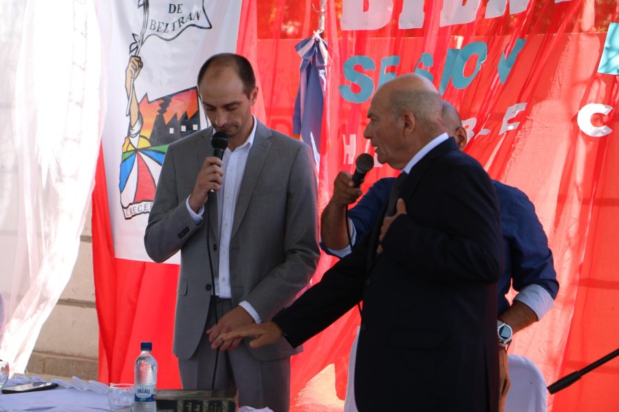 Victorio Formini asume la intendencia de Beltrán Victorio Formini asume la intendencia de Beltrán