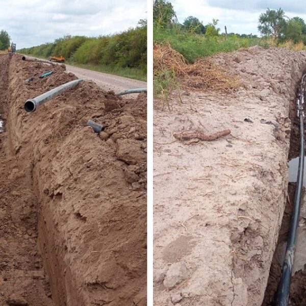 En marcha la primera etapa de mejoras y ampliación de la red de agua potable en Fernández