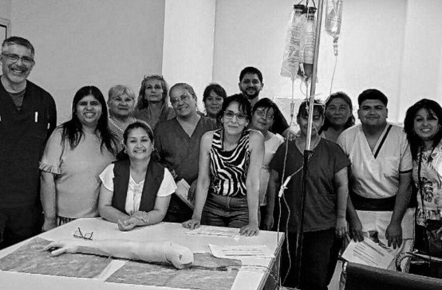 Excelencia en el cuidado: Taller de catéter venoso periférico en el CIS Termas