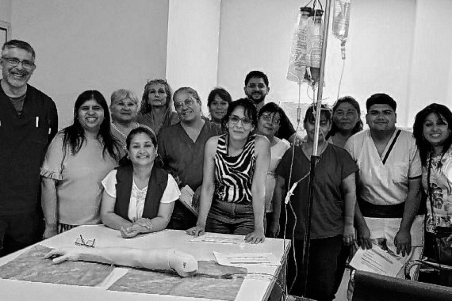 Excelencia en el cuidado: Taller de catéter venoso periférico en el CIS Termas