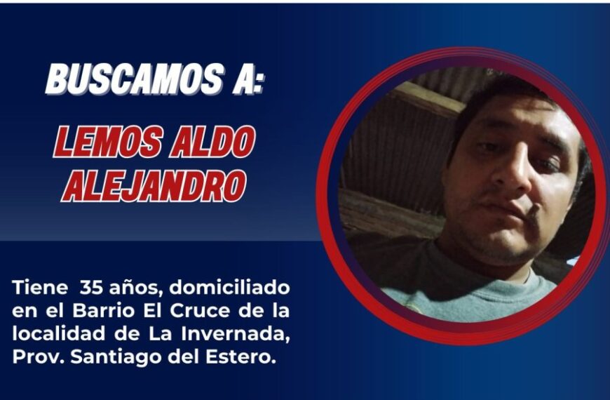 Desapareció un hombre en La Invernada