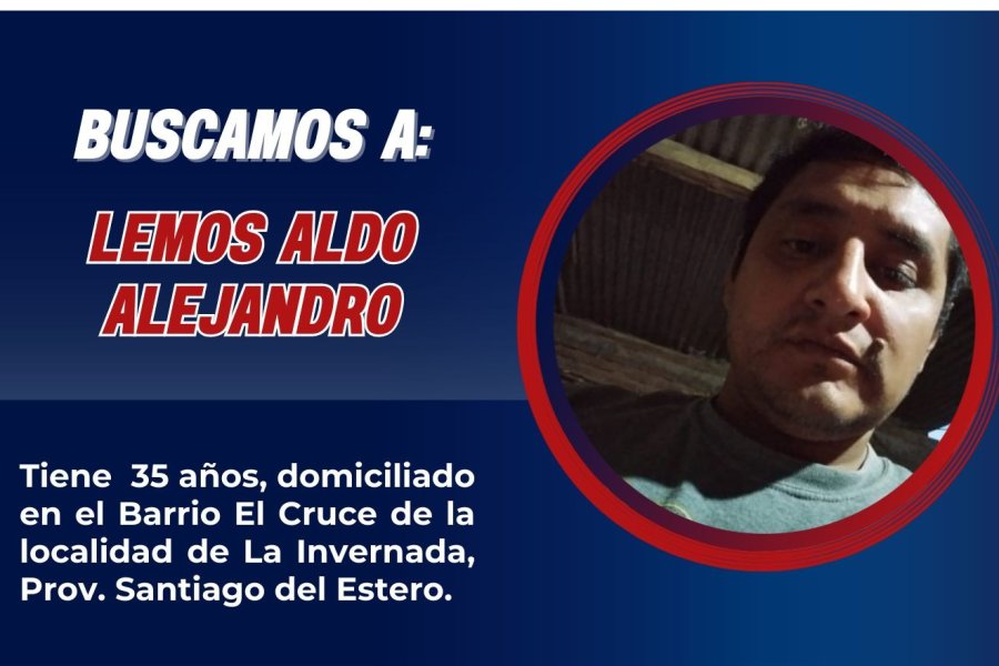 Desapareció un hombre en La Invernada