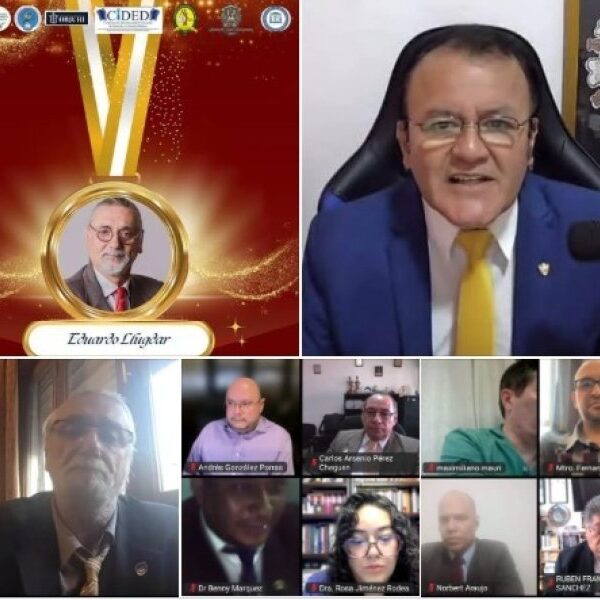 El Dr. Eduardo Llugdar es reconocido como «Maestro Internacional Destacado 2025»
