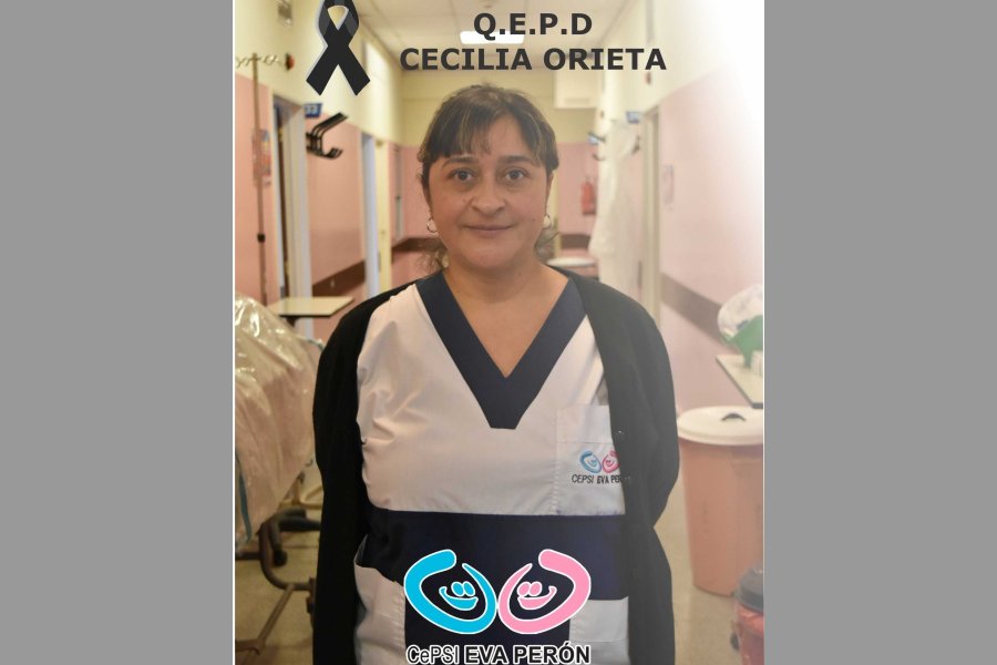 Pesar en la salud pública: Falleció Cecilia Orieta, querida enfermera del CePSI