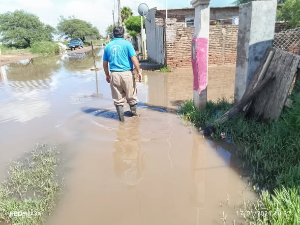 El Gobierno provincial despliega operativos de asistencia tras el fuerte temporal