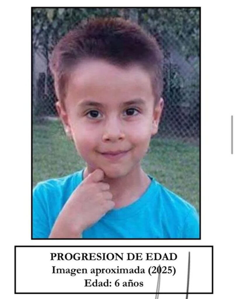 Caso Loan: La Policía Federal presentó la actualización del rostro del niño a un año y medio de su desaparición