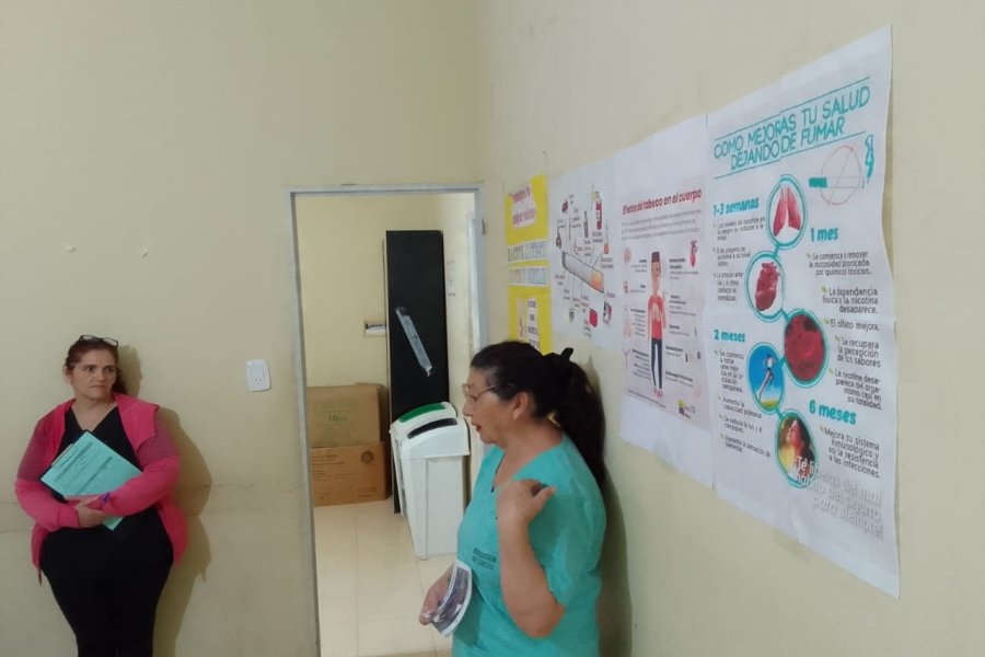 «Fumar mata»: El fuerte mensaje preventivo de la UPA del barrio Borges contra el tabaquismo «Fumar mata»: El fuerte mensaje preventivo de la UPA del barrio Borges contra el tabaquismo