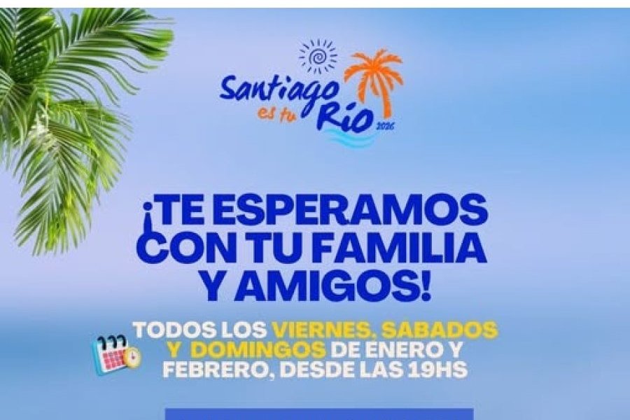 Santiago es tu Río 2026: Este viernes arranca la temporada de verano en la Capital