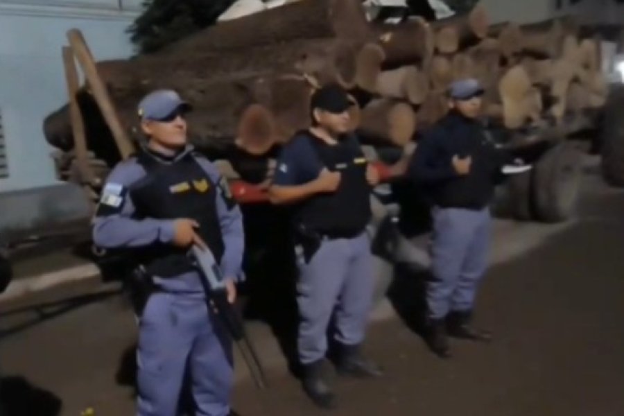 Secuestro de 115 rollos de quebracho: Golpe a la tala ilegal en el límite interprovincial