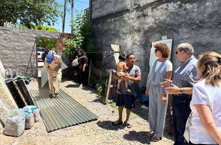 Las Termas: Asistencia municipal y provincial para familias afectadas por el temporal