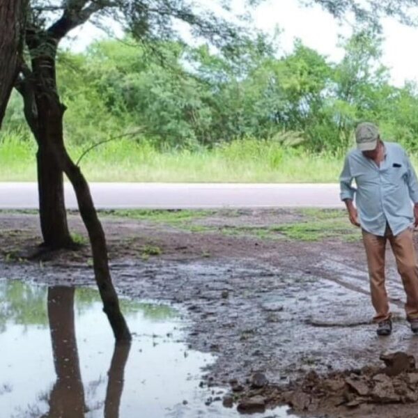 Operativo de emergencia en Beltrán: Asistencia a familias por el fuerte temporal