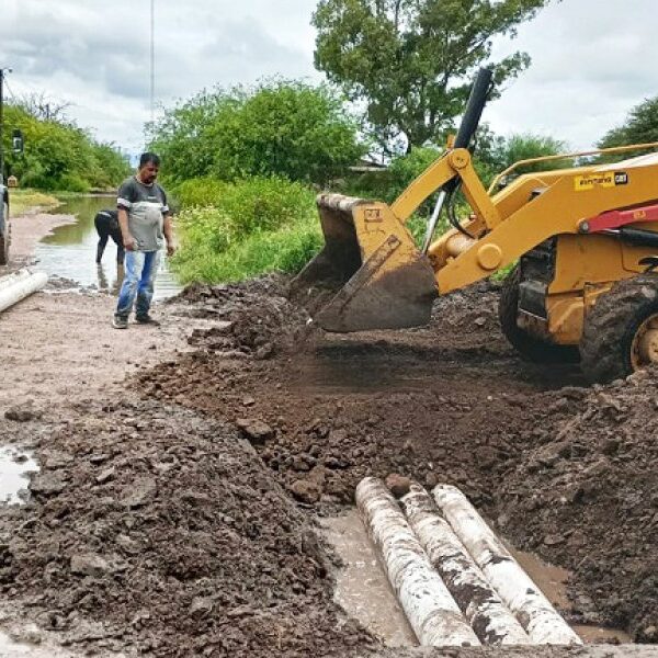 Pinto refuerza obras de desagüe tras registrar más de 200 milímetros de lluvia
