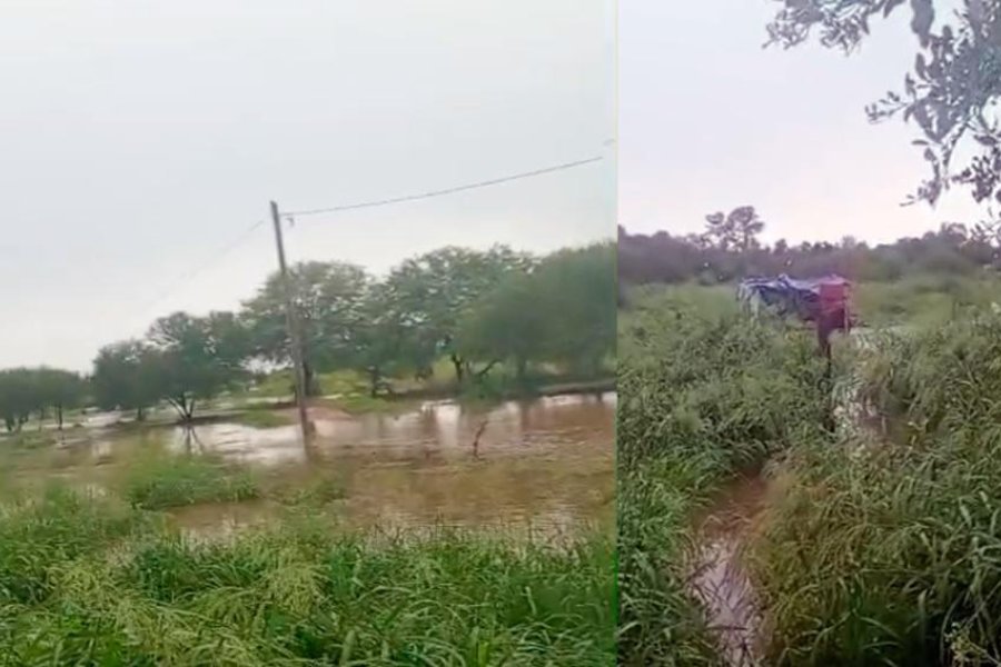 El río Dulce desborda en el barrio Rubia Moreno y genera alerta en La Banda El río Dulce desborda en el barrio Rubia Moreno y genera alerta en La Banda