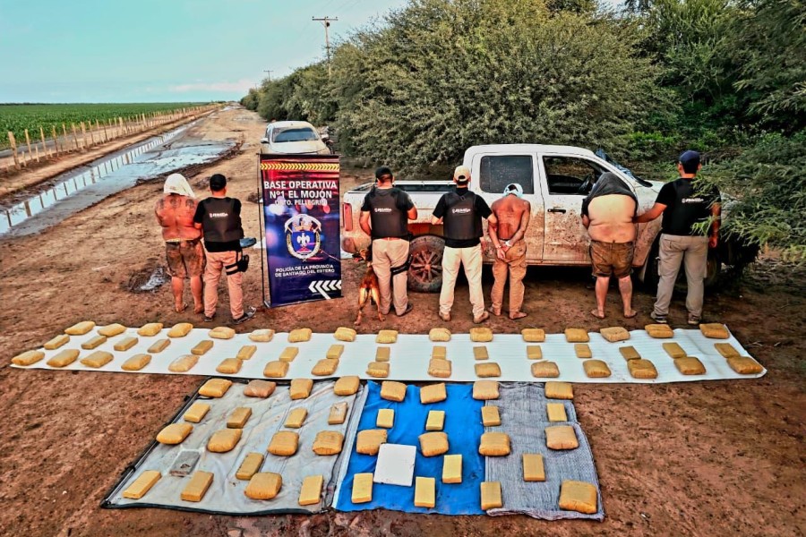Desbaratan banda de narcotraficantes tras persecución en el departamento Pellegrini Desbaratan banda de narcotraficantes tras persecución en el departamento Pellegrini