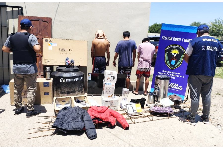 Desarticulan banda dedicada al robo de viviendas en el departamento Banda Desarticulan banda dedicada al robo de viviendas en el departamento Banda