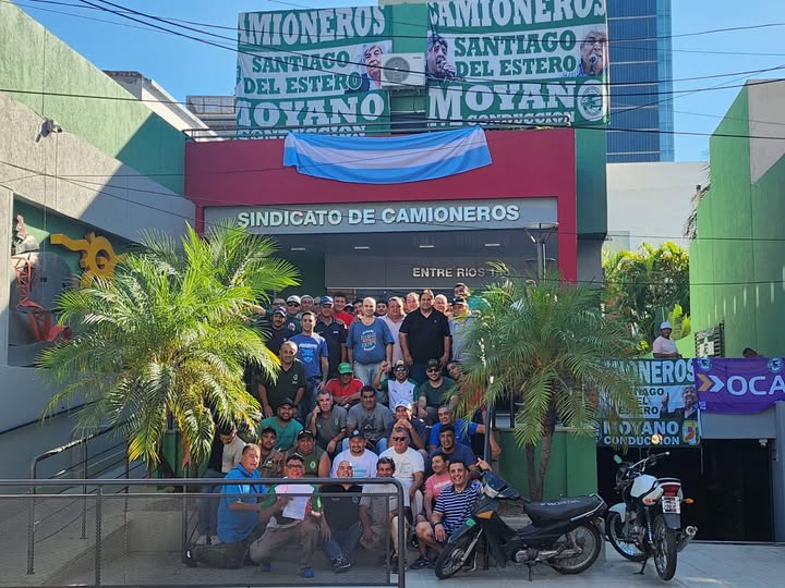 Sindicato de Camioneros de Santiago del Estero registró un masivo acatamiento al Paro General