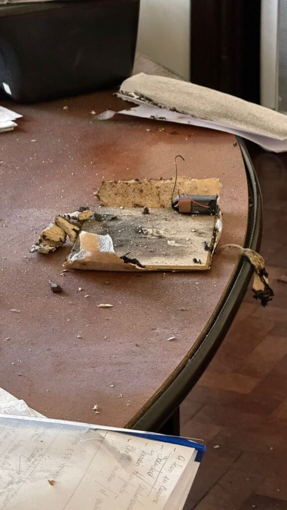 Atentado con explosivo en la Escuela Superior de Gendarmería en CABA Atentado con explosivo en la Escuela Superior de Gendarmería en CABA