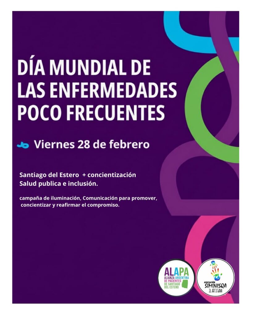 Un faro violeta para lo «poco frecuente»: Santiago se ilumina por la concientización este 28 de febrero Un faro violeta para lo «poco frecuente»: Santiago se ilumina por la concientización este 28 de febrero