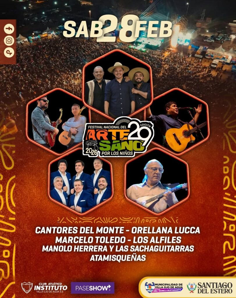 Villa Ojo de Agua se viste de gala para el 29° Festival Nacional del Artesano