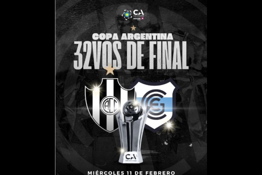 Central Córdoba debuta en la Copa Argentina: Fecha, hora y sede confirmada