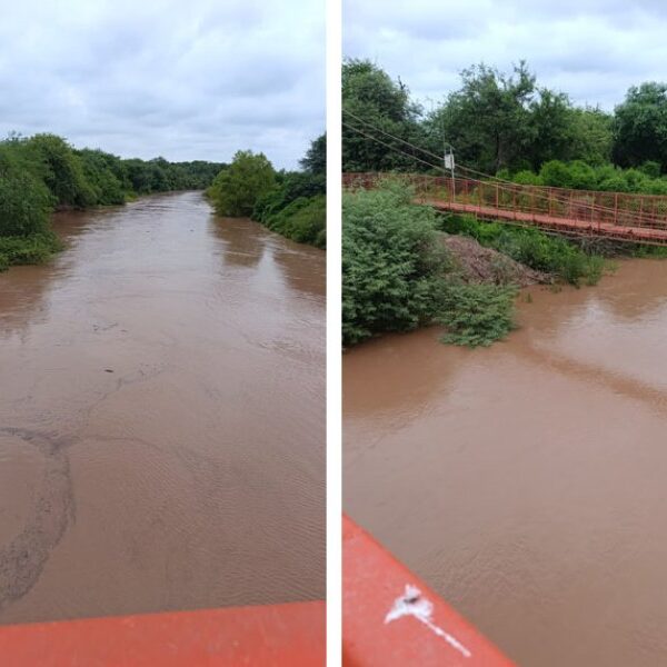 El Dique El Tuscal abre sus compuertas ante la crecida del río Salado