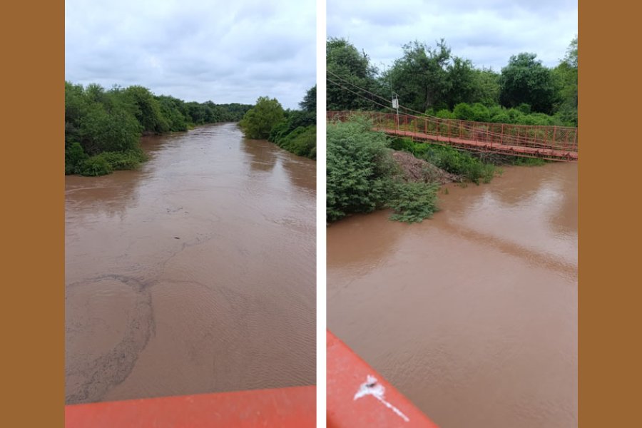 El Dique El Tuscal abre sus compuertas ante la crecida del río Salado