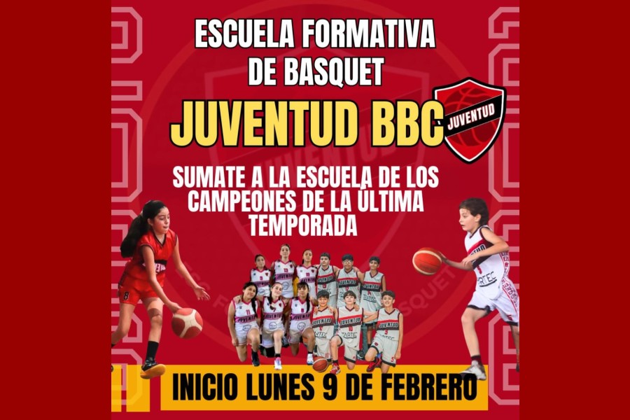 Juventud BBC abre las inscripciones para su escuela formativa de básquet