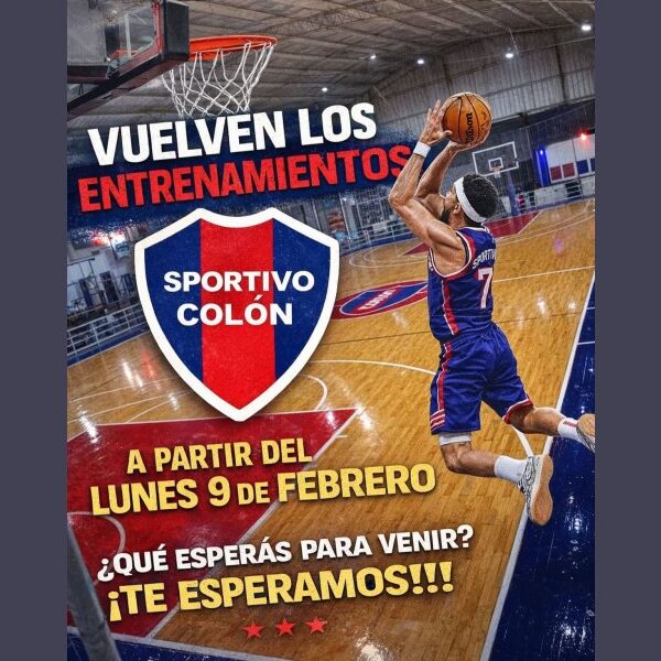 El semillero de Sportivo Colón vuelve a la acción: Días y horarios de la escuela de mini básquet
