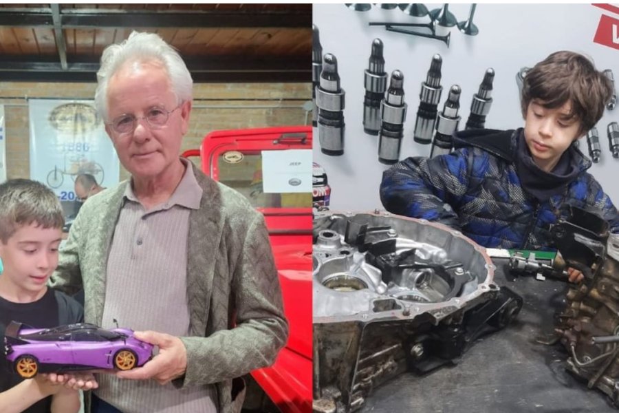 Stefano Marconi Sgroi: El niño prodigio de 9 años que diseña un auto V8 en Argentina