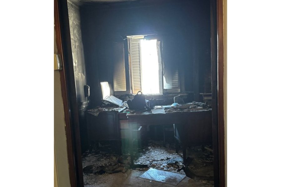 Incendio en el Senado: La oficina de una senadora quedó reducida a cenizas