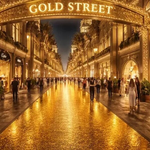 Dubái proyecta la primera calle del mundo pavimentada con oro