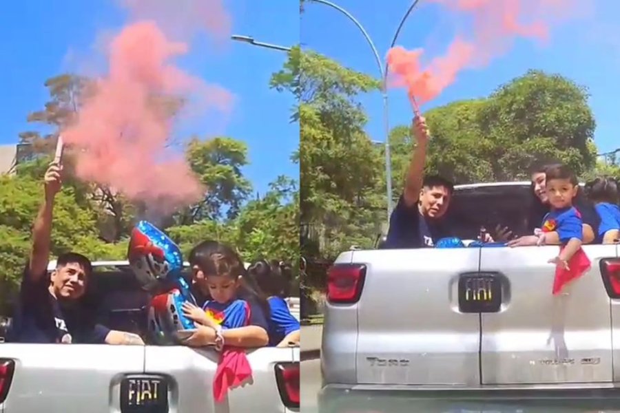 Un nene venció al cáncer y lo celebró con una gran caravana por la ciudad