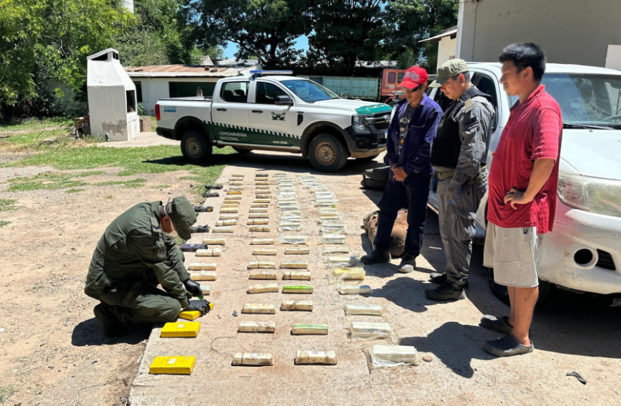 Golpe al narcotráfico en la Ruta 34 incautan más de 65 kilos de cocaína ocultos en una camioneta familiar