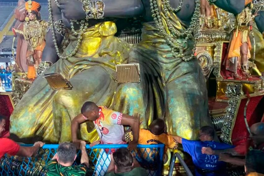 Carnaval de Río de Janeiro: Tres personas fueron aplastadas tras el descontrol de una carroza en el Sambódromo