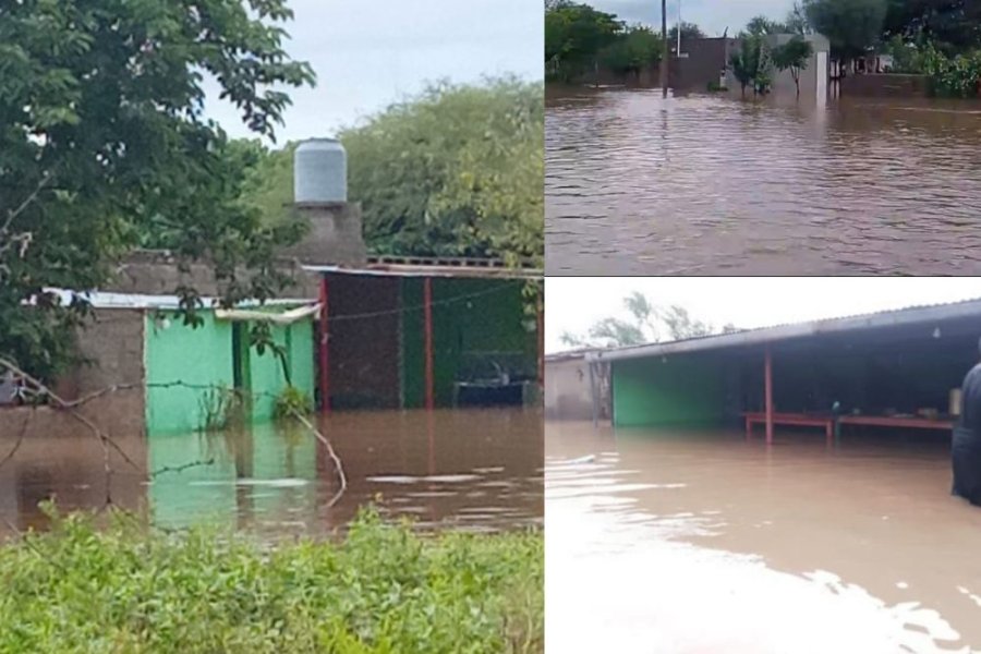 Desesperante situación en Guasayán: Familias bajo el agua tras el temporal en Lavalle