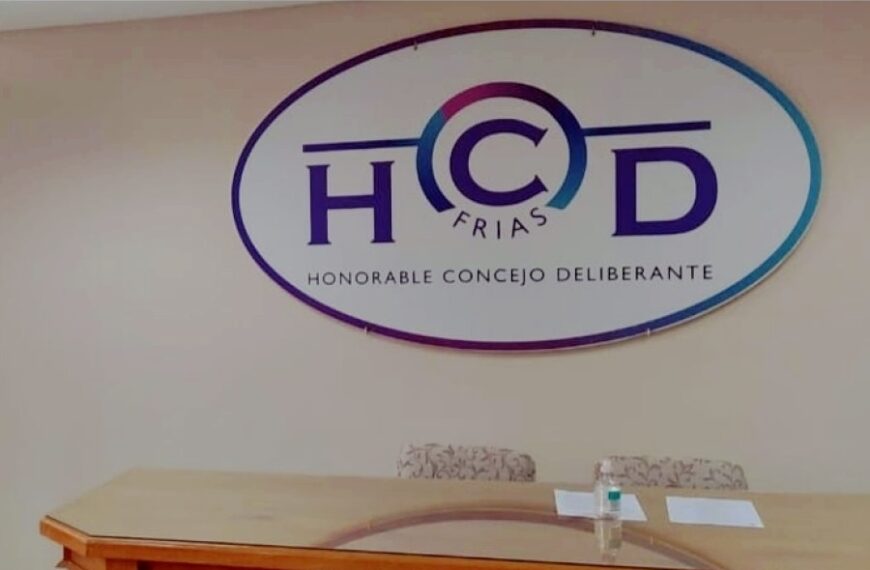 Frías celebra hoy su Sesión Preparatoria en el Concejo Deliberante