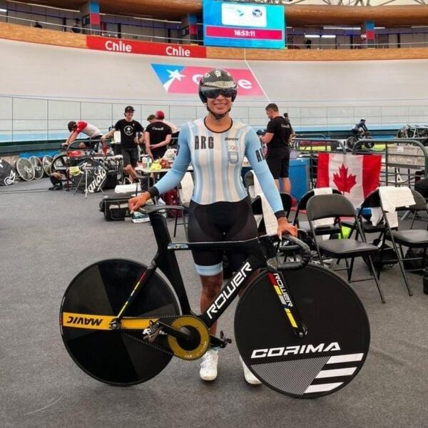 Natalia Vera entre las cinco mejores del continente en el Panamericano de Ciclismo