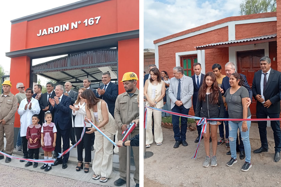 El gobernador Suárez dio inicio al ciclo lectivo con obras El gobernador Suárez dio inicio al ciclo lectivo con obras