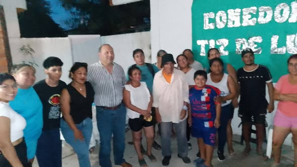 Mateo Sánchez llevó sus propuestas a vecinos del barrio Palermo y reafirmó su compromiso con La Banda