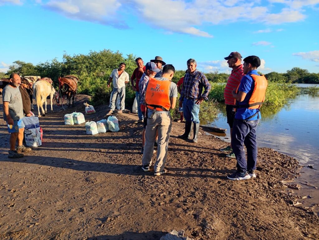 El Gobierno Provincial refuerza el operativo de ayuda a familias afectadas por el temporal