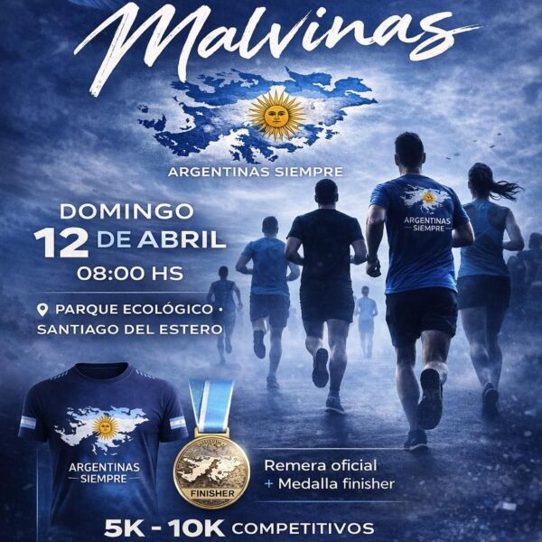 Convocan a la carrera “Malvinas Argentinas Siempre” en el Parque Ecológico