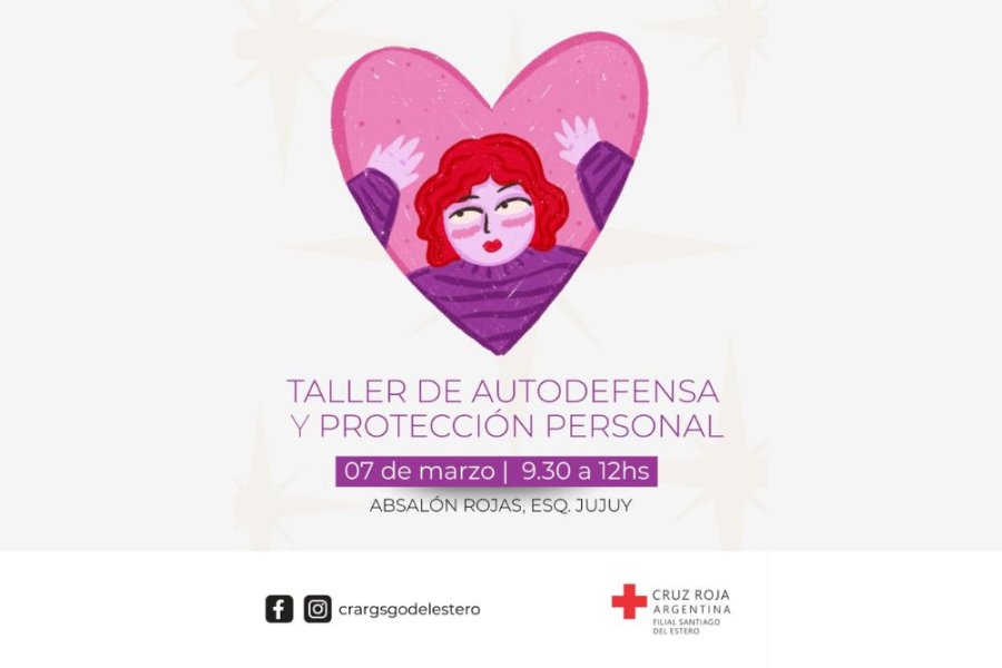 Mes de la Mujer: La Cruz Roja brindará un taller gratuito de autodefensa Mes de la Mujer: La Cruz Roja brindará un taller gratuito de autodefensa