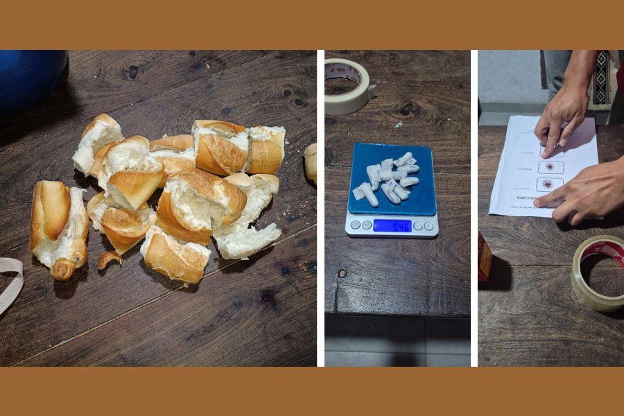 La Banda: Usaron bollos de pan para intentar «filtrar» marihuana en una comisaría