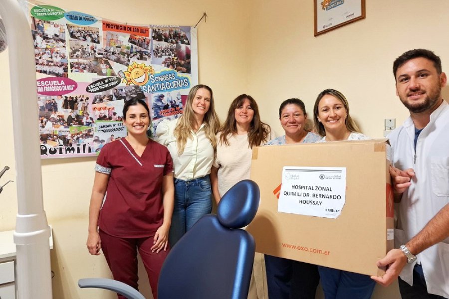 Fortalecen el Hospital Zonal de Quimilí con nuevo equipamiento odontológico e informático