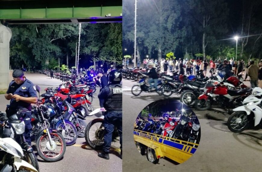 Frenan picadas ilegales en la Núñez del Prado: 53 vehículos secuestrados y cuatro arrestos