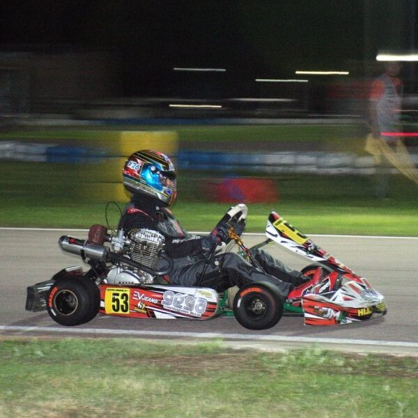 Rugieron los motores: Agustín Viano brilló en el inicio del Karting Santiagueño 2026