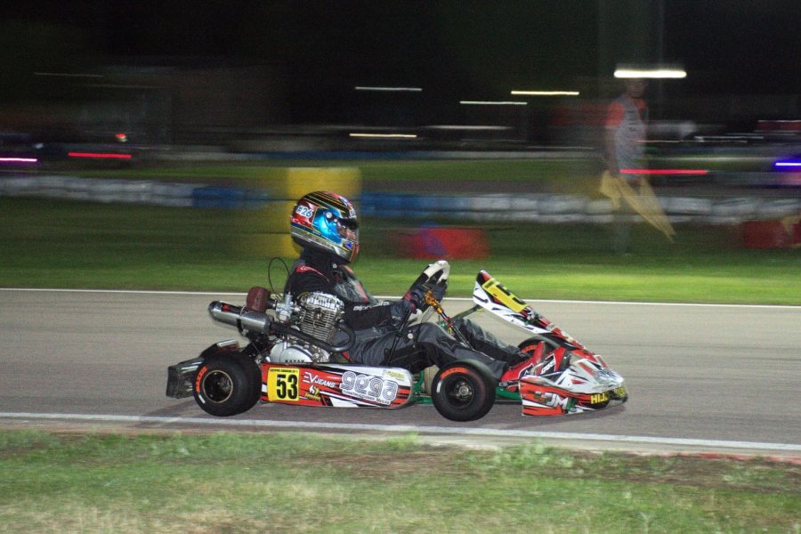 Rugieron los motores: Agustín Viano brilló en el inicio del Karting Santiagueño 2026