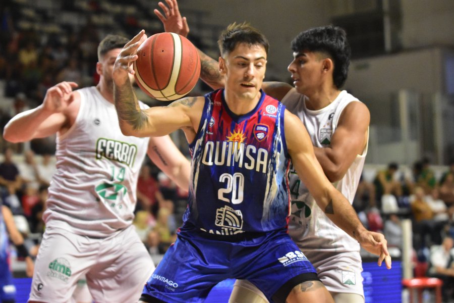 Duelo de potencias en el Estadio Ciudad: Quimsa recibe a Oberá por el podio de la Liga