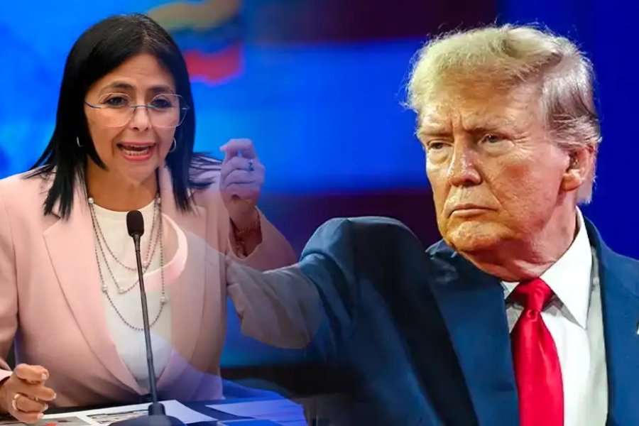 Delcy Rodríguez pidió a Trump levantar las sanciones económicas contra Venezuela Delcy Rodríguez pidió a Trump levantar las sanciones económicas contra Venezuela