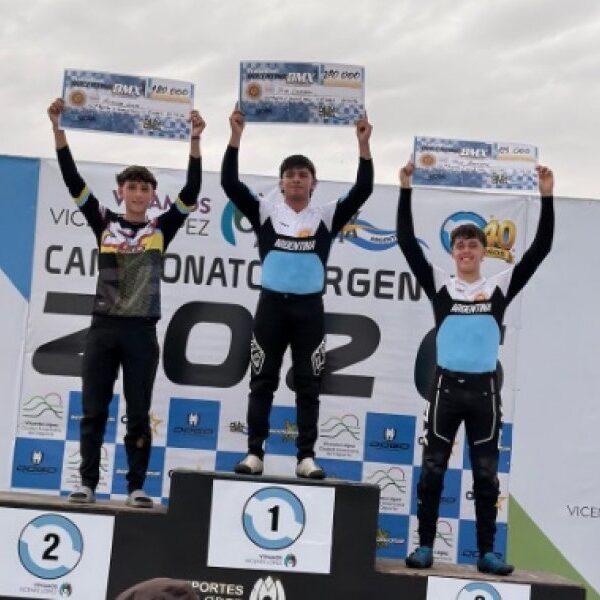Lisandro Díaz se consagró campeón argentino de BMX en la categoría mayores